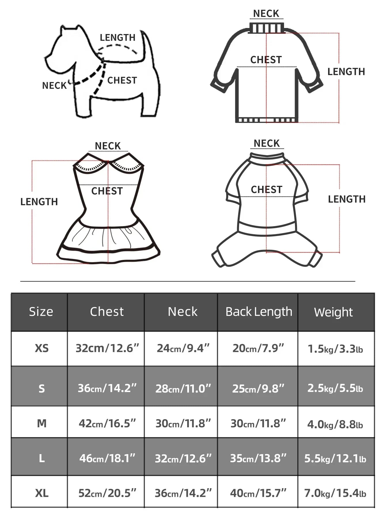 Pet Clothes for Dogs One-piece Clothes Cute Cartoon Pattern Home Clothes Red Christmas Clothes To Wear