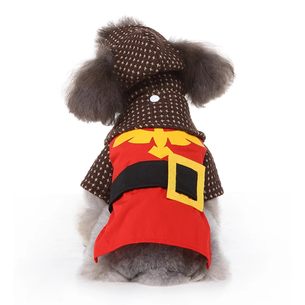 Funny Halloween Dog Costume Clothes for Small Dog Clothing Pet Dress Up Outfit Cosplay Christmas Party Carnival Hallowen Perro