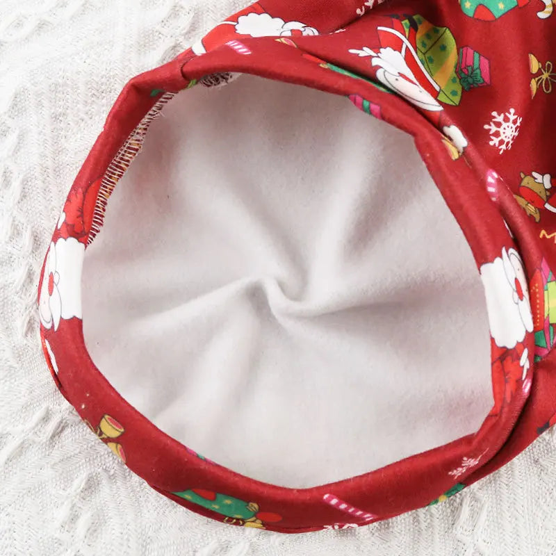 Large Dog Hoodies Christmas Sweater- Winter Warm Fleece Lined Pet Clothes Xmas Puppy Holiday for Medium Large Dogs