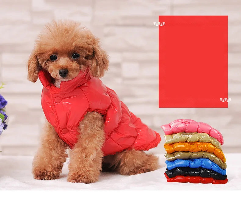 Winter Clothing For Dogs Coat Jacket Puppy Dog Clothes Pet Outfits Warm Costume Vest For Small/Medium Dog Kurtka Dla Psa