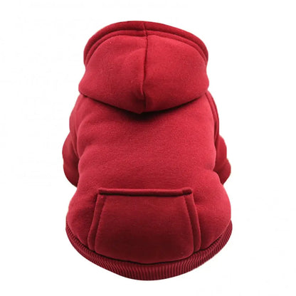 Dog Winter Hooded Sweatshirt Jacket for Small and Medium Dog Pet Coat Puppy Cat Jacket Clothes Chihuahuas French Bulldog Costume