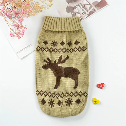 2023 New Arrivals Pet Puppy Clothes Fashion Warm Dog Sweater for Small Dogs Cats Pomeranian Dachshund Autumn Winter Pet Clothing