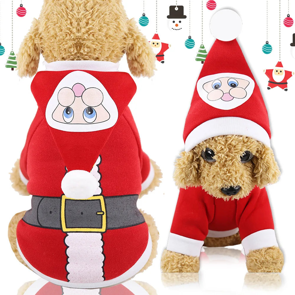 Cartoon Dog Clothes Halloween Costumes Dogs Small, Medium and Big Dog Christmas Pet Clothes Funny Autumn and Winter Clothes