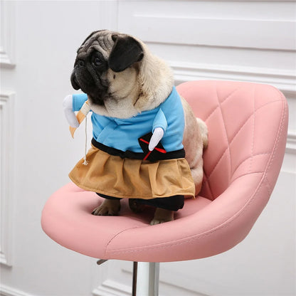 Funny Pet Clothes Cosplay Samurai Dog Cat Halloween Party Cute Costume Clothing Comfort For Small Medium Dog Chihuahua