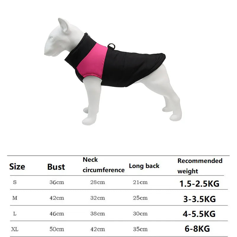 Pet Clothing Coat for Dog Jackets for Small Dogs Luxury Clothes Clothes Puppy Winter Vest Winter Jacket for Dogs
