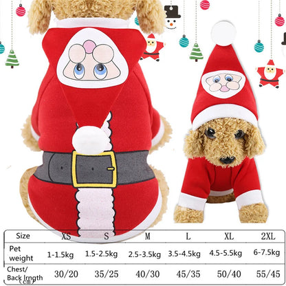 Cartoon Dog Clothes Halloween Costumes Dogs Small, Medium and Big Dog Christmas Pet Clothes Funny Autumn and Winter Clothes
