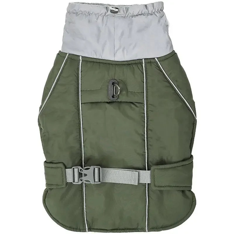 Dog Clothes Autumn and Winter Thickened Small Medium Large Dog Fadou Teddy Golden Retriever Pet Warm Cotton-padded Jacket