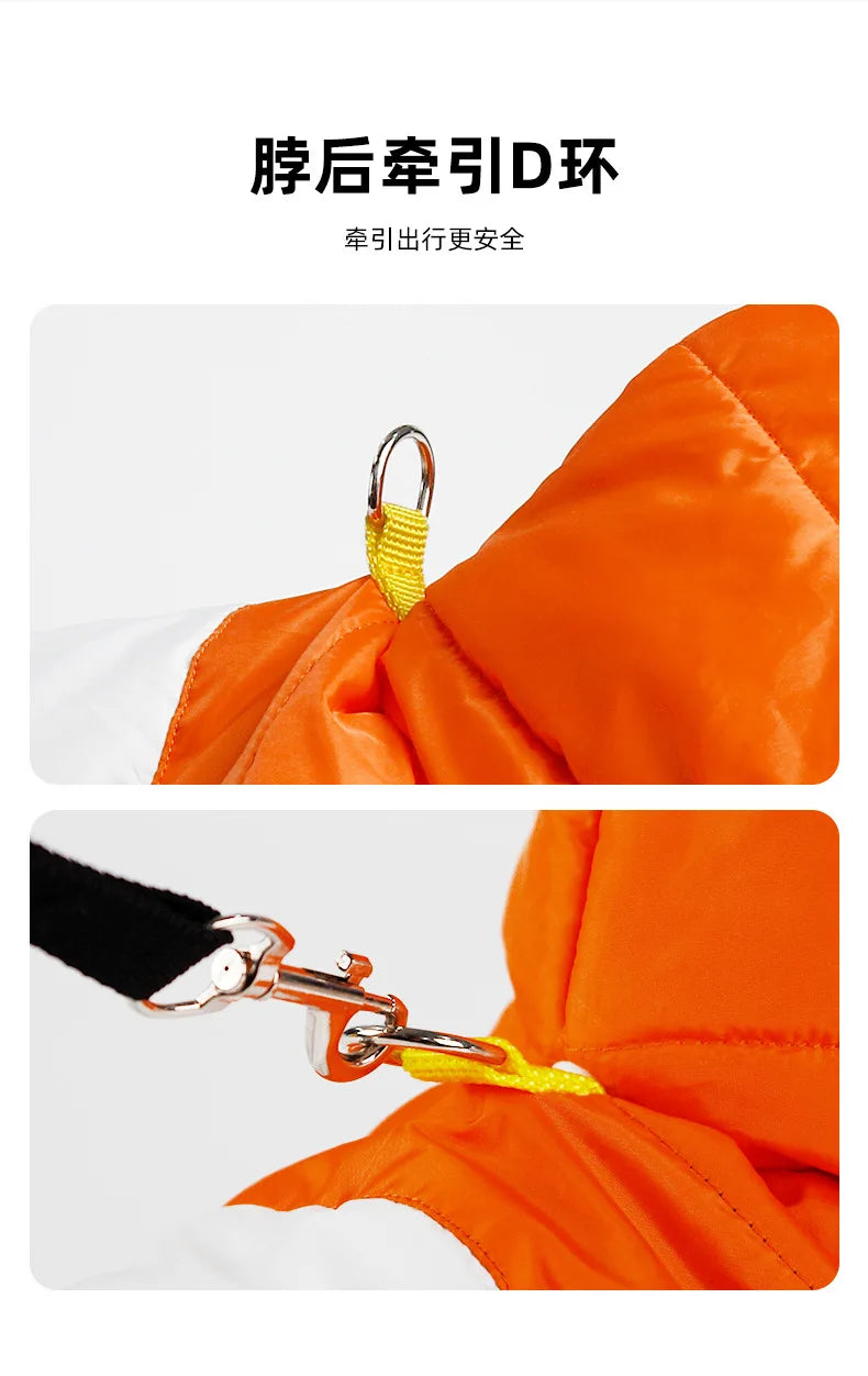 1.5-10 KgThickened and Warm Dogs Clothes Windproof Winter Clothing for Small to Medium Dogs Cotton Clothing Pet Winter Clothing