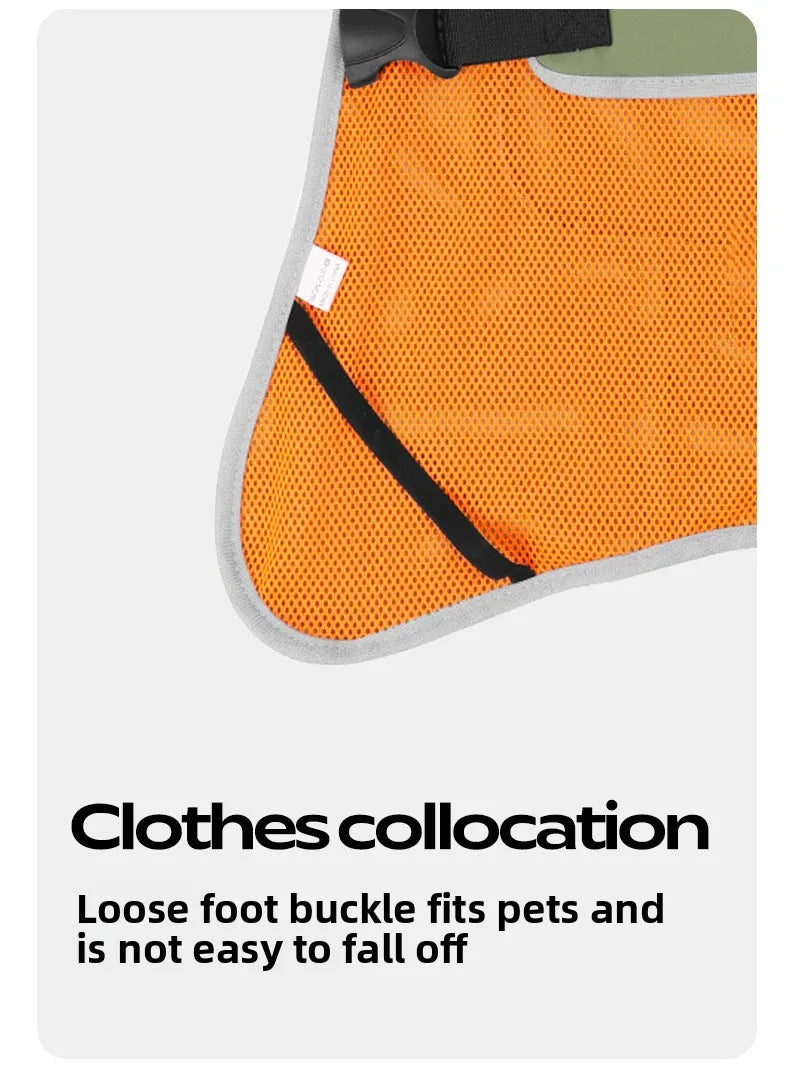 Dog Clothes Outdoor jacket Outfit Waterproof Rainproof Clothing Coat Pet Outdoor Rain Dual Use Cloth Large Dog Pet Wind Clothes