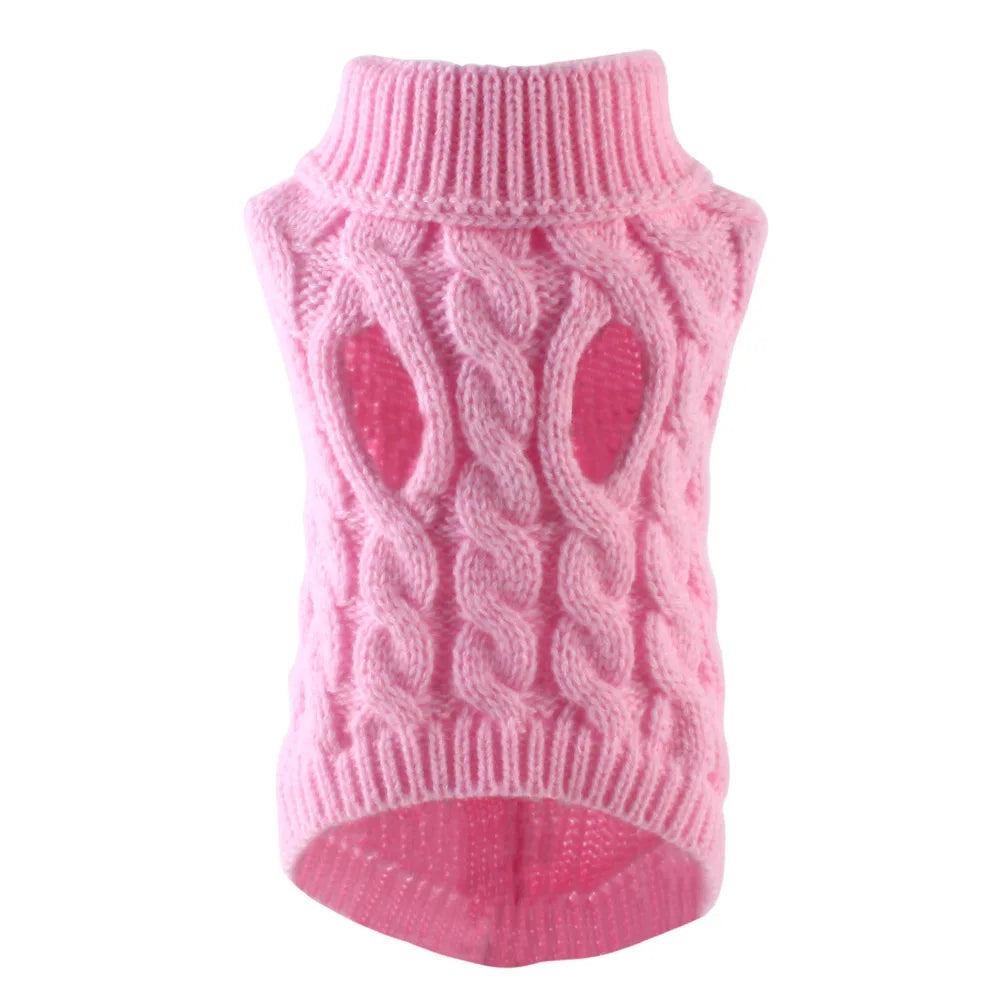 Dog Winter Clothes Knitted Pet Clothes For Small Medium Dogs Chihuahua Puppy Pet Sweater Yorkshire Pure Dog Sweater 강아지 옷