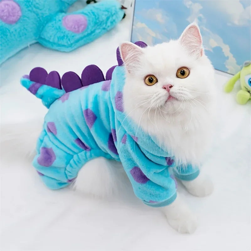 Pet Dog Clothes Cosplay Dog Cat Warm Dinosaur Clothes Puppy Coat Puppy Pet Clothes Big Dog Hoodie pet costume jacket