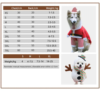 Cartoon Dog Clothes Halloween Costumes Dogs Small, Medium and Big Dog Christmas Pet Clothes Funny Autumn and Winter Clothes