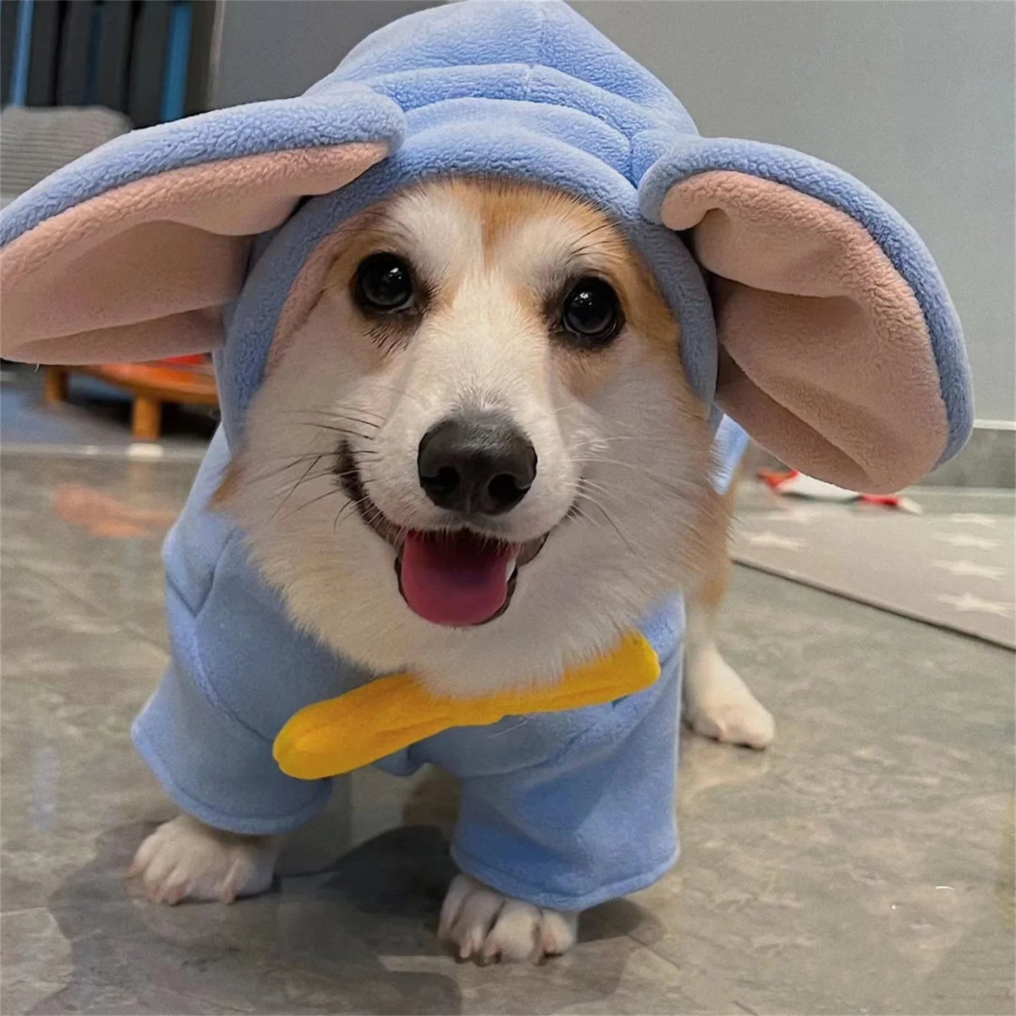 Dog Elephant Halloween Costume Pet Cosplay Elephant Clothes Cat Hoodie Coat Dogs Warm Apparel And Pet Winter Clothes