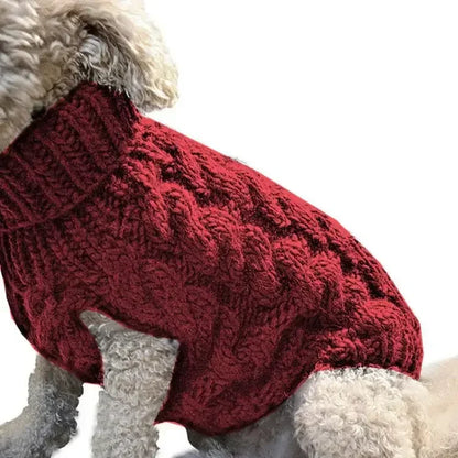 Dog Winter Clothes Knitted Pet Clothes For Small Medium Dogs Chihuahua Puppy Pet Sweater Yorkshire Pure Dog Sweater 강아지 옷