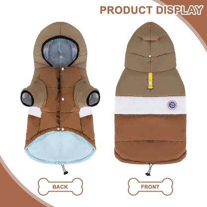 1.5-10 KgThickened and Warm Dogs Clothes Windproof Winter Clothing for Small to Medium Dogs Cotton Clothing Pet Winter Clothing