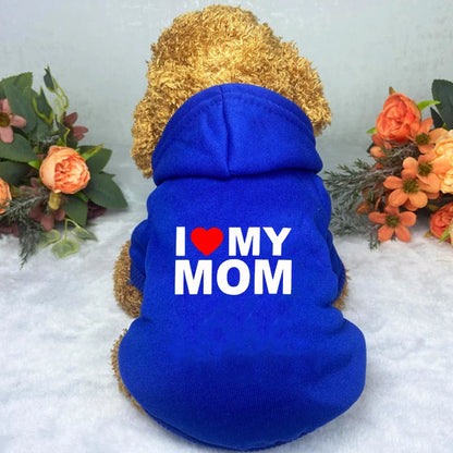 Dog clothes Pet clothes Popular fashion Hoodie Medium and small pet clothes Casual warm dog clothes