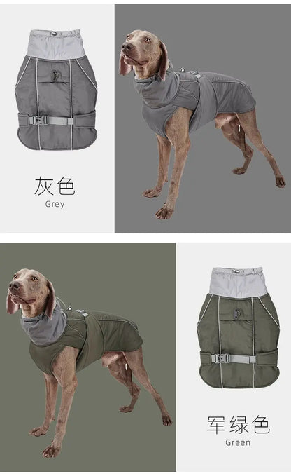 Dog Clothes Autumn and Winter Thickened Small Medium Large Dog Fadou Teddy Golden Retriever Pet Warm Cotton-padded Jacket