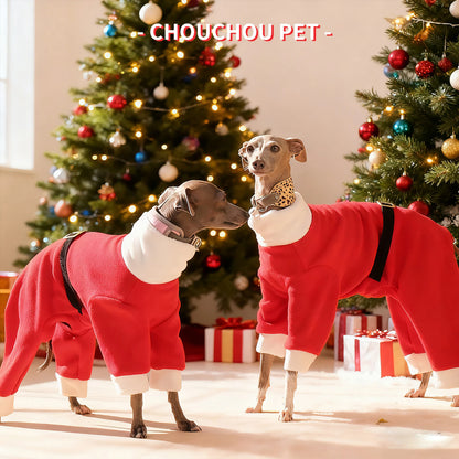 Christmas pet dog clothes suitable for Italian Greyhound Whippet sighthounds as New Year's gifts