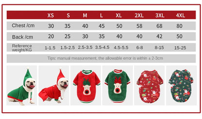 Cartoon Dog Clothes Halloween Costumes Dogs Small, Medium and Big Dog Christmas Pet Clothes Funny Autumn and Winter Clothes