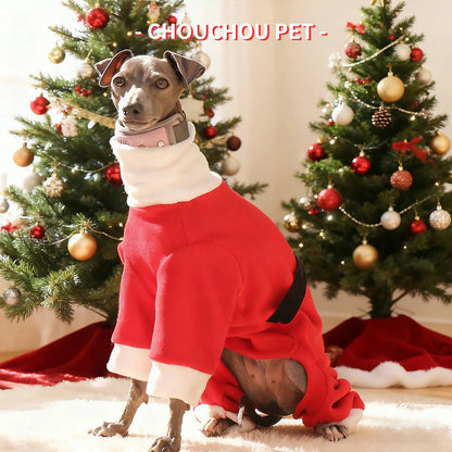 Christmas pet dog clothes suitable for Italian Greyhound Whippet sighthounds as New Year's gifts