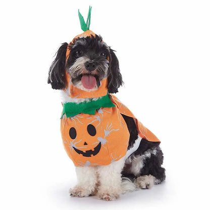Horror Halloween Pet Costume Dog Cat Funny Party Cosplay Outfit Creative Pet Jumpsuit Suit Holiday Puppy Dress Up With Headgear