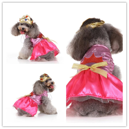 Funny Halloween Dog Costume Clothes for Small Dog Clothing Pet Dress Up Outfit Cosplay Christmas Party Carnival Hallowen Perro