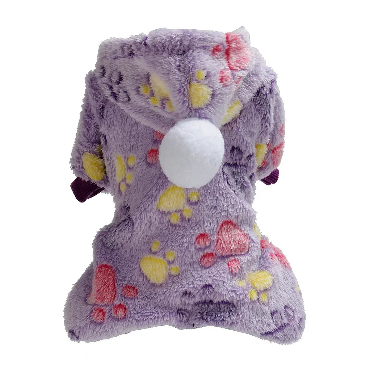 Pet Clothes Flannel Dog Costume Dog Cold Weather Coats Cat Apparel Soft Flannel Doggie Jumpsuit Clothes Pet Four Legged Pajamas
