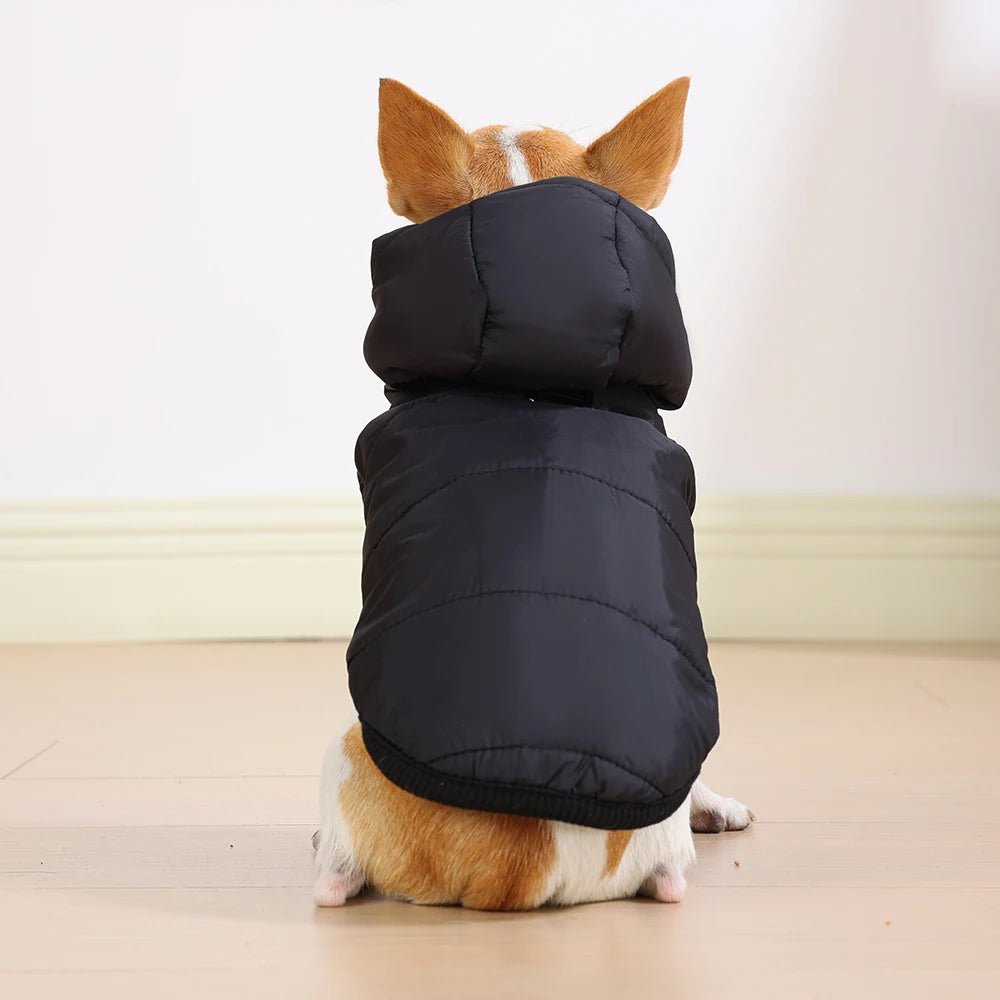 Dog Winter Clothes Warm Pet Thicken Fleece Vest Comfortable Puppy Waterproof Hoodies For Dogs Cats Chihuahua Yorkshire Supplies