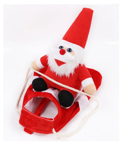 Christmas Pet Costume Dog Clothes for Large Dog Clothing Puppy Ropa Perro Funny Santa Claus Cowboy Clothing For Cats