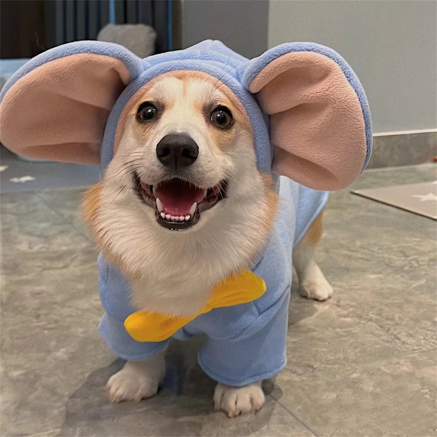 Dog Elephant Halloween Costume Pet Cosplay Elephant Clothes Cat Hoodie Coat Dogs Warm Apparel And Pet Winter Clothes