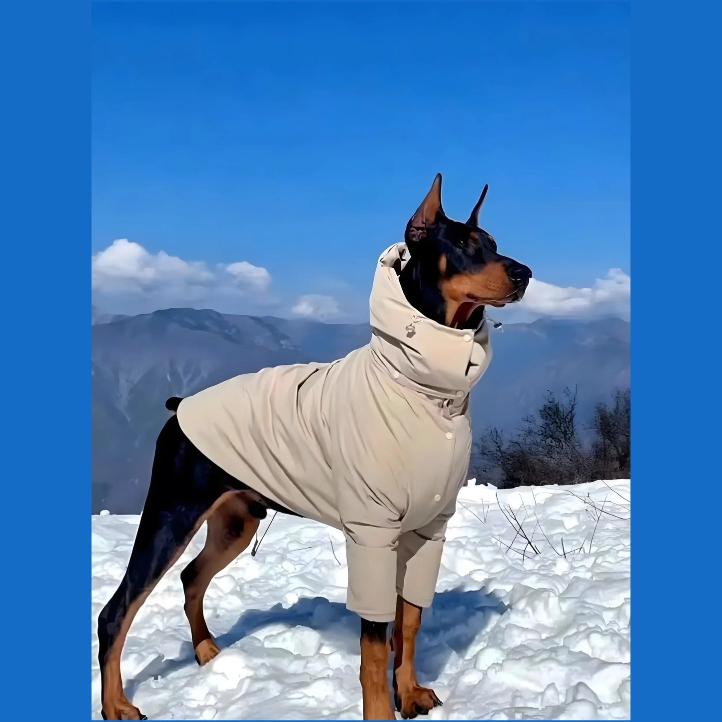 Pet Clothes For Large Dog Winter Warm Big Dog Vest Jacket Waterproof Pet Coat Greyhound Doberman Clothes For Medium Large Dog