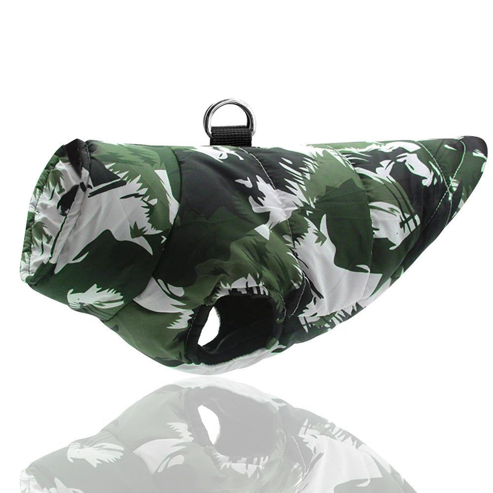 Winter Clothes for Dogs Warm Large Dog Jacket Dog Clothes Coat for French Bulldog Pet Clothing Vest for Pitbull Golden Retriever