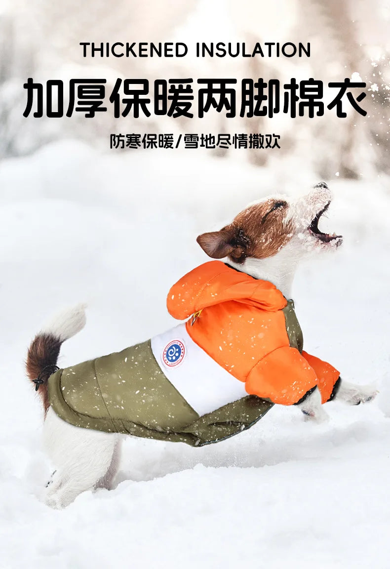 1.5-10 KgThickened and Warm Dogs Clothes Windproof Winter Clothing for Small to Medium Dogs Cotton Clothing Pet Winter Clothing