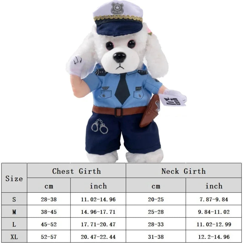 Funny Dog Clothes Sweatshirt Set Cosplay Big Suit Pet Clothes Party Costume Face Cloth Comical Outfits Halloween Dress Jumpsuit