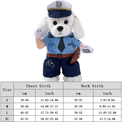 Funny Dog Clothes Sweatshirt Set Cosplay Big Suit Pet Clothes Party Costume Face Cloth Comical Outfits Halloween Dress Jumpsuit