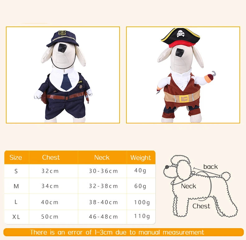 Dog fancy dress Horseback Riding Cosplay Costume Halloween Funny New Year's Dog Suit Soft Breathable Clothes Dogs Accessories