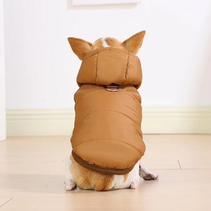Dog Winter Clothes Warm Pet Thicken Fleece Vest Comfortable Puppy Waterproof Hoodies For Dogs Cats Chihuahua Yorkshire Supplies