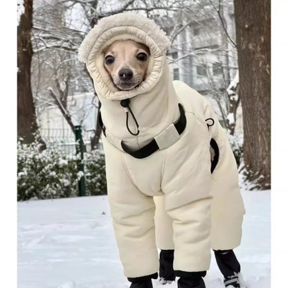 Dog Clothes Pet Coat Large Dogs Whippet Greyhound Jacket Puppy Clothing Windproof Costume Winter Autumn Outfit Hoodies Apparel
