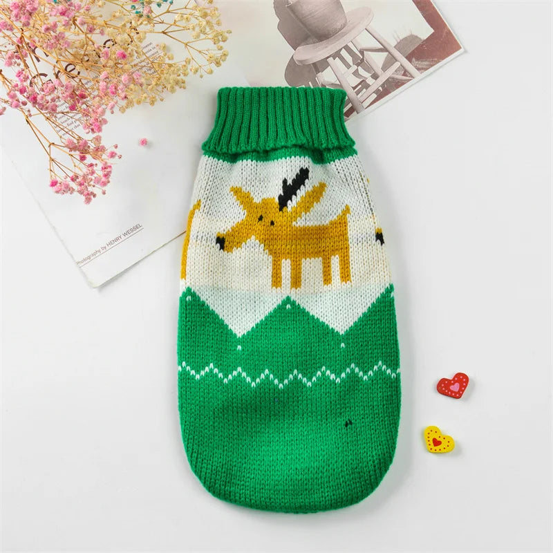 2023 New Arrivals Pet Puppy Clothes Fashion Warm Dog Sweater for Small Dogs Cats Pomeranian Dachshund Autumn Winter Pet Clothing