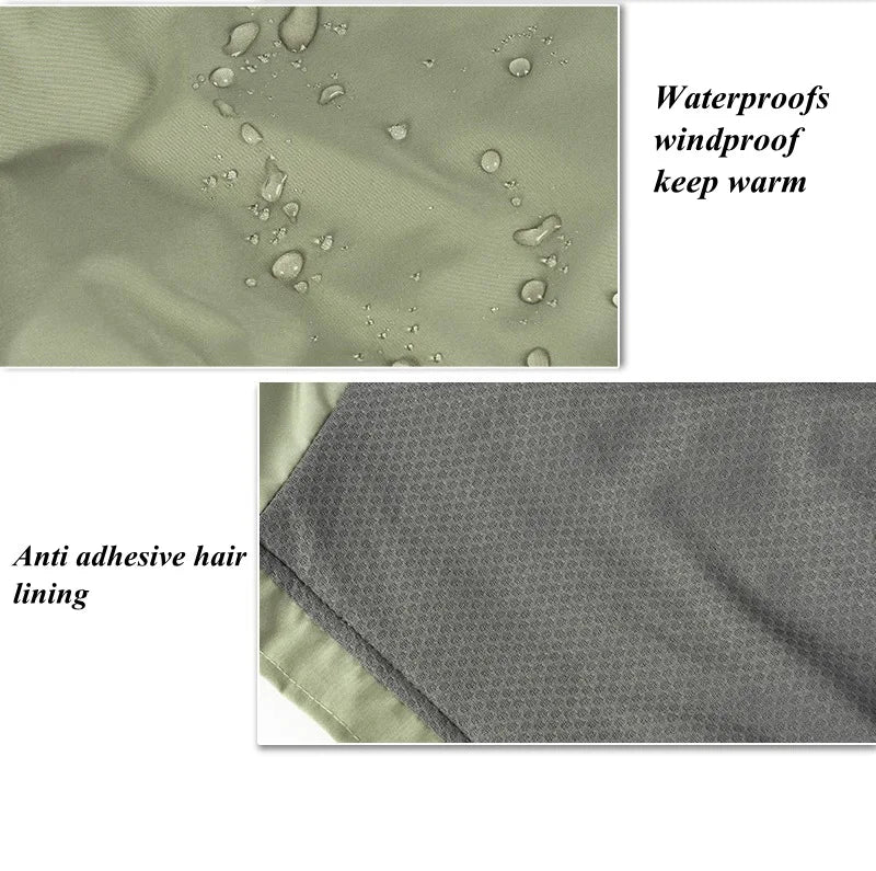 Dog Clothes Winter Warm Overalls Small Medium Dog Jumpsuit Cotton Jacket Thicken Padded Coat with Harness Adjustable Reflective