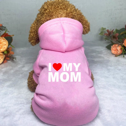 Dog clothes Pet clothes Popular fashion Hoodie Medium and small pet clothes Casual warm dog clothes
