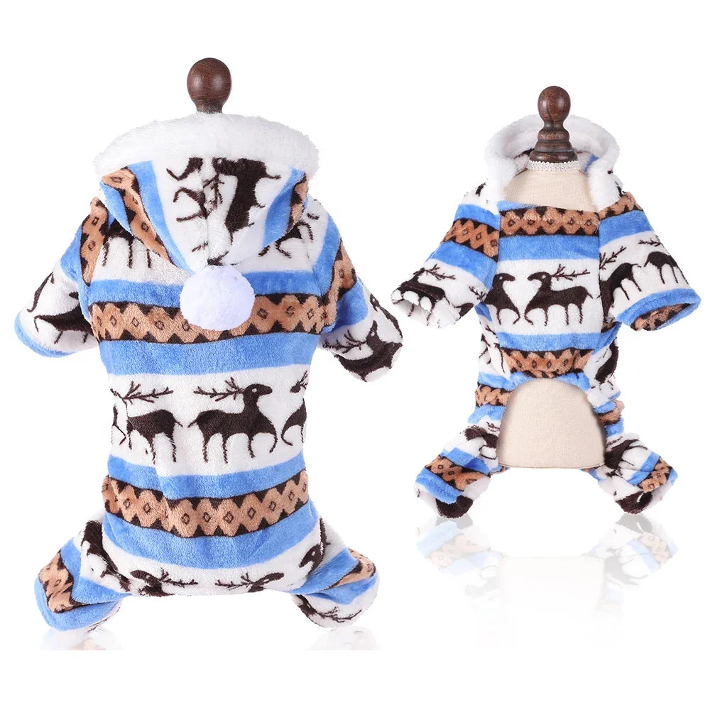 Dog Xmas Costumes Pet Elk Clothes Dog Cat Warm Christmas Coat For Small Large Dogs Cats Sweater Xmas Gifts For Pet Lovers