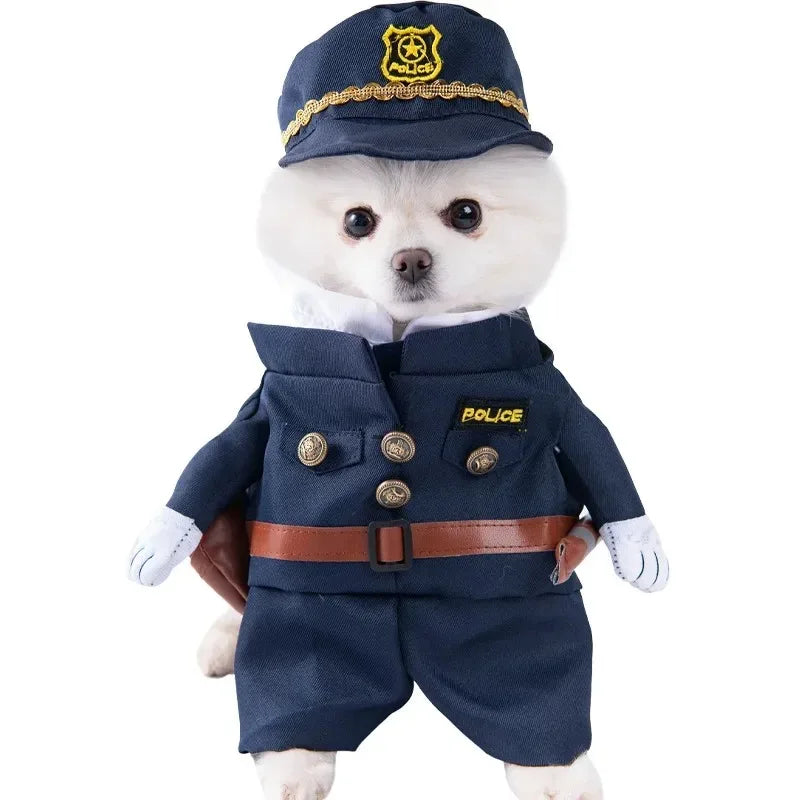 Funny Pet Halloween Dog Clothes Costume Small Dog Jacket Creative Outfit for Teddy Cats  Costume Dog Clothes for Small Dogs