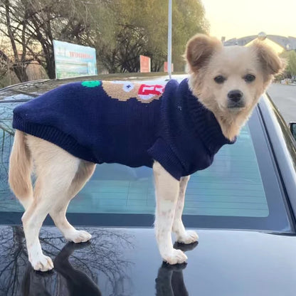 2023 New Arrivals Pet Puppy Clothes Fashion Warm Dog Sweater for Small Dogs Cats Pomeranian Dachshund Autumn Winter Pet Clothing