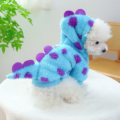 Pet Dog Clothes Cosplay Dog Cat Warm Dinosaur Clothes Puppy Coat Puppy Pet Clothes Big Dog Hoodie pet costume jacket