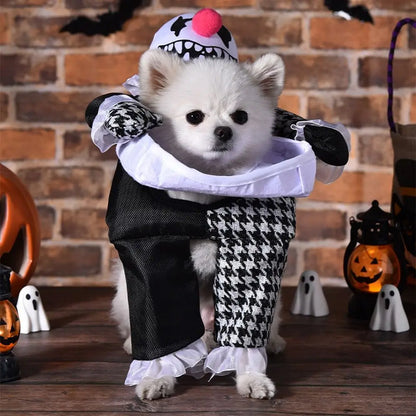 Creative Puppy Halloween Coat Polyester Pet Costume Halloween Pet Clothes Funny Dog Cosplay Dog Cosplay Costume