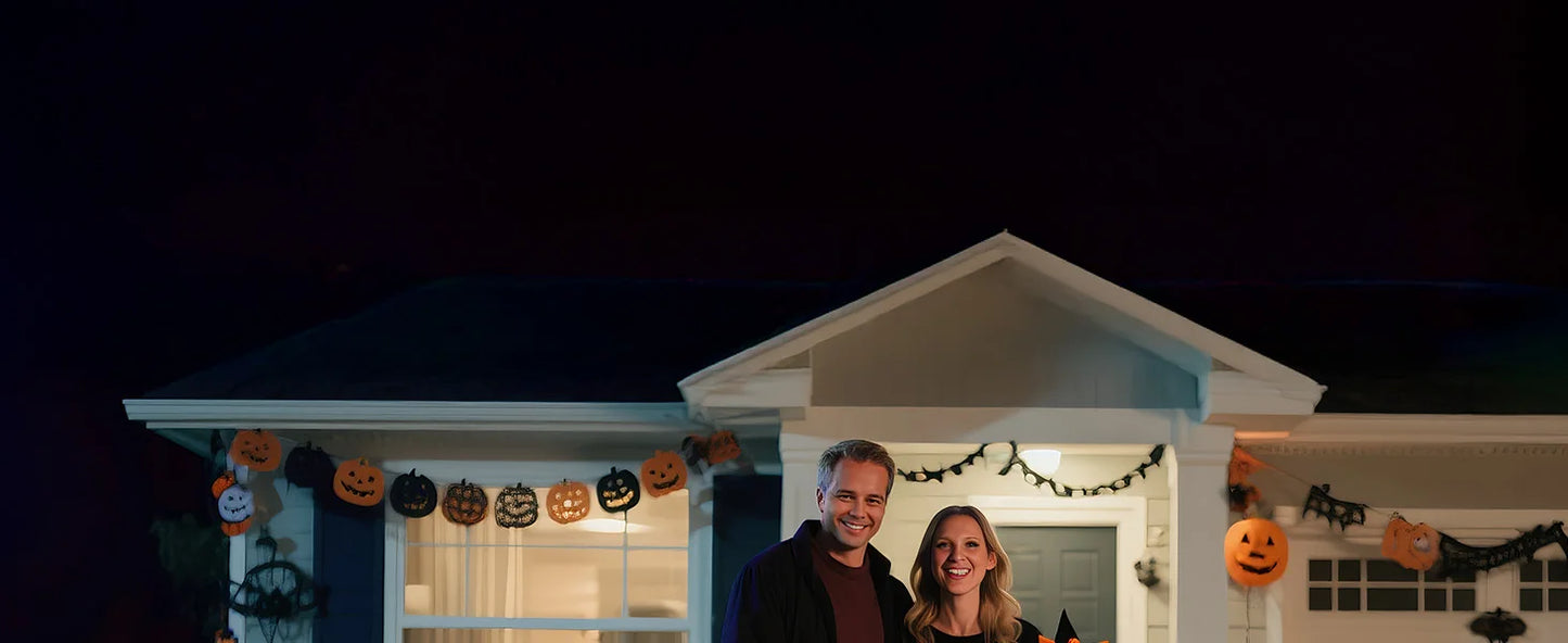 Dog Halloween Costume Large Breed,Dog Spider Costume with 64 LED,Funny Halloween Dogs Costumes for Halloween Party Cosplay (Red)