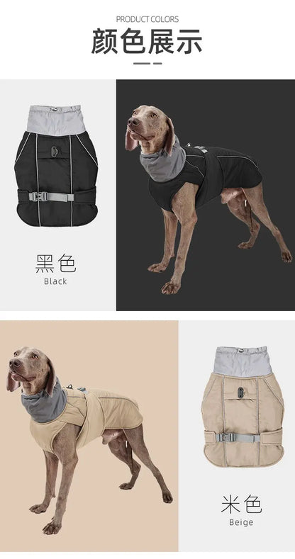 Dog Clothes Autumn and Winter Thickened Small Medium Large Dog Fadou Teddy Golden Retriever Pet Warm Cotton-padded Jacket