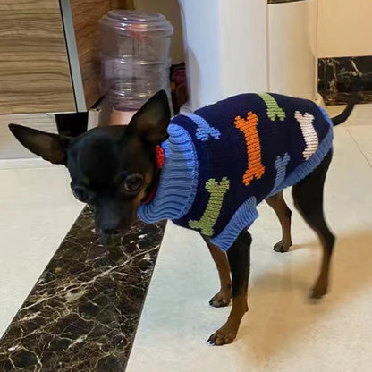 2023 New Arrivals Pet Puppy Clothes Fashion Warm Dog Sweater for Small Dogs Cats Pomeranian Dachshund Autumn Winter Pet Clothing