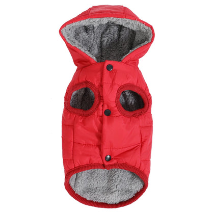 Dog Winter Clothes Warm Pet Thicken Fleece Vest Comfortable Puppy Waterproof Hoodies For Dogs Cats Chihuahua Yorkshire Supplies